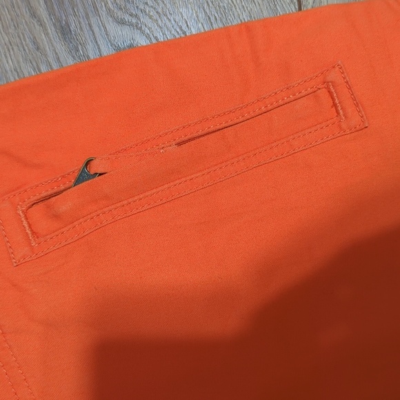 Vintage Y2K The Limited Capri Cropped Wide Leg Cargo Grunge Urban Neon Orange 10 - Picture 12 of 16